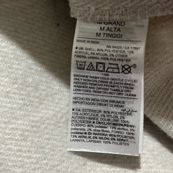 OLD NAVY - Soft-Brushed Utility Shacket for Women Size Medium - Tall - Oatmeal - Picture 11 of 11